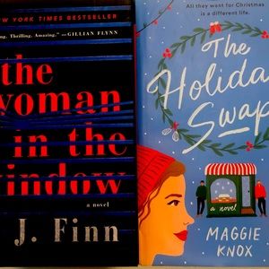 Two best selling hard back books EUC